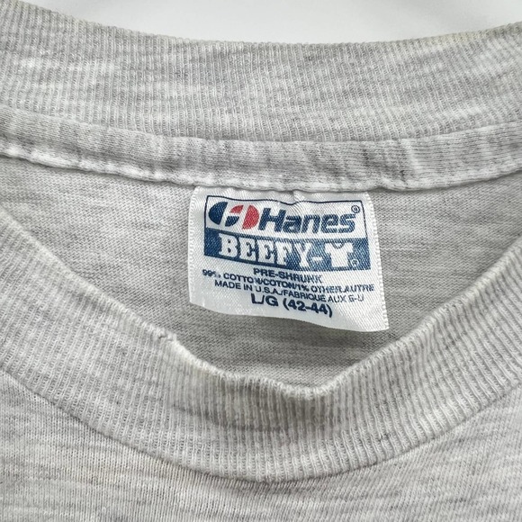 Vintage Native American Single Stitch Tribal Hanes Tee Shirt Size Large - Picture 2 of 3